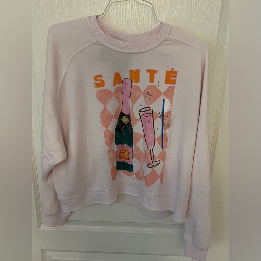 Grayson Threads sweat shirt in pink color. Size Lg. NWT